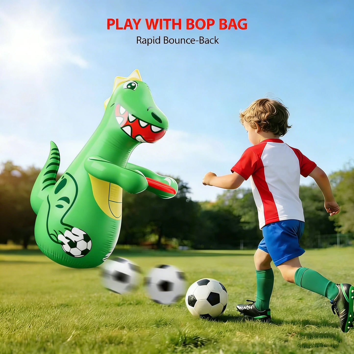Dinosaur Inflatable Punching Bag for Kids